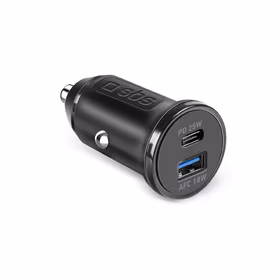 SBS TECRPD25W automašīnas lādētājs 25W USB-A USB-C ar Power Delivery - melns