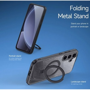 Maciņš Dux Ducis "Aimo Mag Stand" Samsung S931 S25 melns