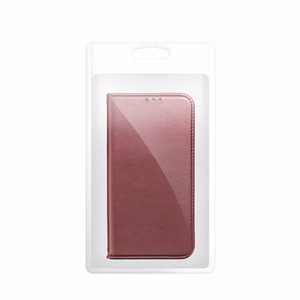 Telefona maciņš Smart Magnetic Huawei P40 Pro sarkanvīna