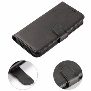 Magnet Case элегантный чехол с откидной крышкой и функцией подставки Honor Magic3 Pro чёрный