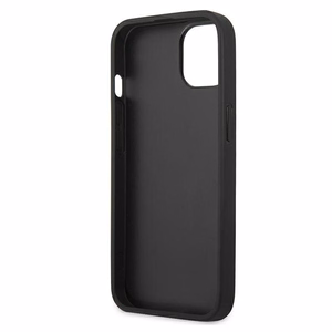Karl Lagerfeld Ādas Ikonik Karl's Head Metāla apvalks iPhone 13 mini - zils