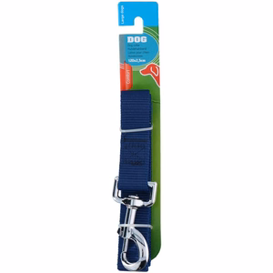 XL izmēra suņa pavada, 120 cm, tumši zila
