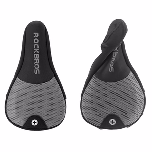 Rockbros velosipēda sēdekļa spilvena pārvalks, izmērs L - melna