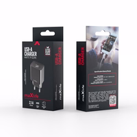 Maxlife MXTC-11 lādētājs 1x USB-A 2,1A melns