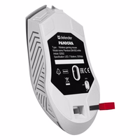 WIRELESS MOUSE DEFENDER PANDORA RF balts 3200dpi 7P