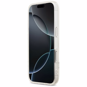 US Polo DH un apakšējās joslas logotips Magnētiskais apvalks iPhone 17 Pro - balts