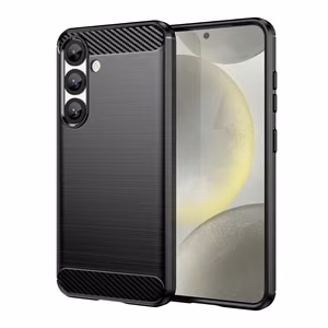 Carbon Case Flexible Silicone for Xiaomi Poco F7 Pro - Black
