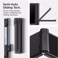 Spigen Tough Armor Pro Mag Magnētiskais viedtālruņa apvalks Samsung Galaxy Z Flip 6 / 7 FE - melns
