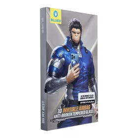 Aizsargstikls 5D Mr. Monkey Glass - Apple iPhone 14 Pro Max melns (Aizsarg pret lūzumiem ar Airbaga)