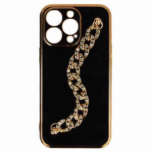 Viedtālruņa apvalks iPhone 13 Pro (dizains 4) (m) - melns