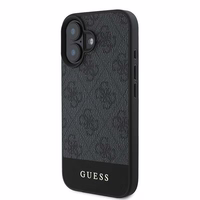 Guess 4G apakšējā svītra viedtālruņa apvalks iPhone 16 Plus 6.7" - pelēka