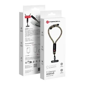 FORCELL F-DESIGN R10X40 rokas telefona siksniņa ar regulējamu garumu (maks. 20cm cilpā) zaļa rozā violeta