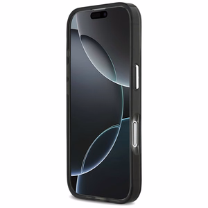 Karl Lagerfeld IML Karl Galvas Logotips Magnētiskais viedtālruņa apvalks iPhone 17 - Melns