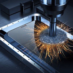 Borofone BF7 Diamond Armor Anti-spy rūdīts stikls iPhone 12 Pro Max (10 gab. komplekts)