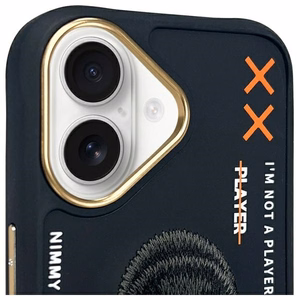 Nimmy Cool&Cute 2.0 Pērtiķa viedtālruņa apvalks iPhone 16 - melns