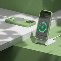 Etteri Silikona mag futrālis iPhone 12 / 12 Pro 6,1" gaiši zaļš