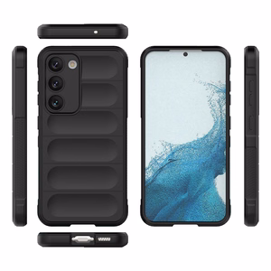 Magic Shield viedtālruņa apvalks Samsung Galaxy S23+ elastīgs bruņots pārsegs melns