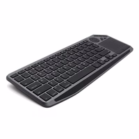 Techly ICTB9801TB tastatūra RF bezvadu + Bluetooth QWERTY US English melna
