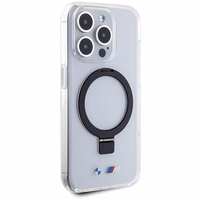 BMW gredzena statīvs M kolekcija Magnētiskais viedtālruņa apvalks iPhone 15 Pro - caurspīdīgs