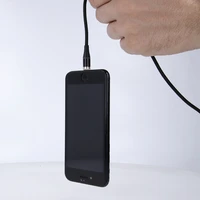 Maxlife MXUC-03 magnētiskais kabelis USB - Lightning + USB-C + microUSB 1,0 m 3A melns neilons