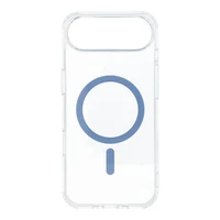 Viedtālruņa apvalks Drop Glue krāsains gredzenveida Mag Cover, ar MagSafe IPHONE 17 Air, gaiši zils