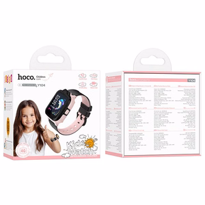 Smartwatch for kids Hoco 1,69" 4G GPS with call function Y104 pink