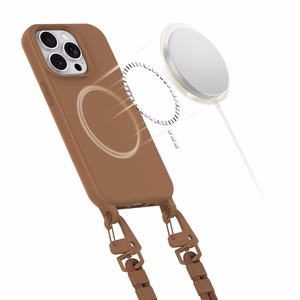 Tech-Protect MagNecklace Magnētiskais viedtālruņa apvalks iPhone 15 Pro - brūns