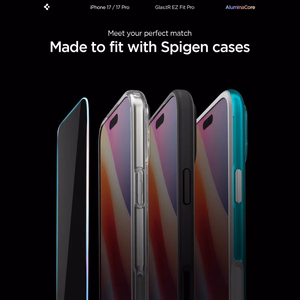 Spigen Glas.TR EZ Fit Pro закалённое стекло для iPhone 16 Pro / 17 / 17 Pro - прозрачный