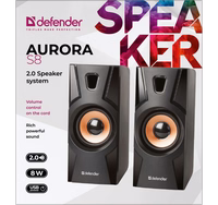 SPEAKERS DEFENDER AURORA S8 2.0 8W USB