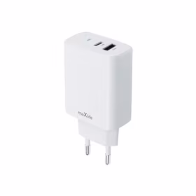 Maxlife MXTC-10-30AC PD QC lādētājs 1x USB-C 1x USB 30W balts