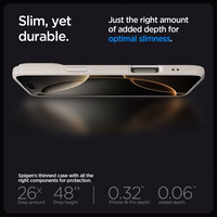 Spigen Liquid Air viedtālruņa apvalks iPhone 16 Pro Max - titāna krāsas