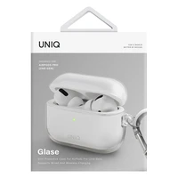 Uniq apvalks Glase AirPods Pro 2 paaudzei caurspīdīgs / spīdīgs caurspīdīgs