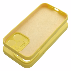 Viedtālruņa apvalks SILICONE 2mm IPHONE 14 Pro citronu dzeltenais