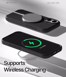 Case Mercury Pure Magsafe Silicon Case Apple iPhone 17 black