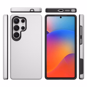 Perfekcionistu trīsstūra korpuss Samsung S928 S24 Ultra sudraba krāsā