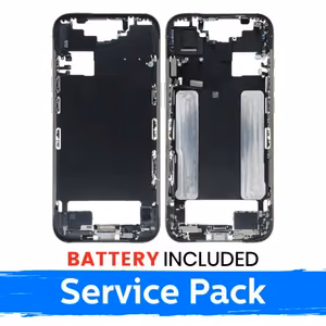 Apple iPhone Air vidējā rāmja korpuss + baterija / Debeszils / (Servisa iepakojums)