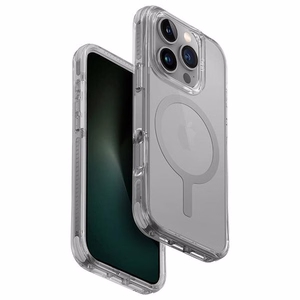 Uniq Combat iPhone 16 Pro 6.3" Magnētiskais uzlādes viedtālruņa apvalks pelēks/akmens pelēks