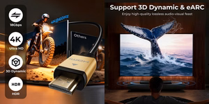 Kabelis HDMI to HDMI 4K, 1m, 2.0 ver