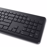 Dell KM3322W tastatūra ar peli RF bezvadu US International melna