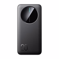 Portatīvais lādētājs Joyroom JR-PBF14 2.4A LED 20000mAh (melns)