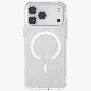 Uniq LifePro Xtreme Magnētiskais uzlādes viedtālruņa apvalks iPhone 17 Pro Max - Caurspīdīgs-Mirdzošs