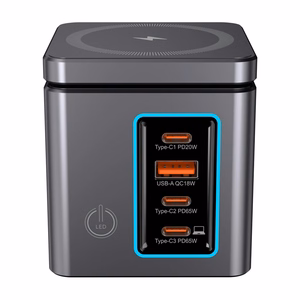 Blitzwolf BW-i113 GaN tīkla lādētājs, USB-A, 3xUSB-C, 105W