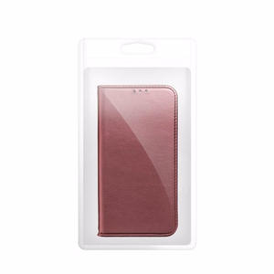 Чехол-книжка для Motorola G56 5G Smart Magneto бордовый
