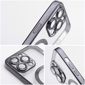 Electro Mag Cover maciņš modelim iPhone 17 Pro / 18 Pro, saderīgs ar MagSafe – melns