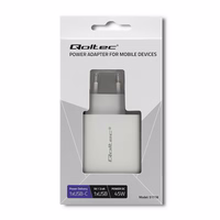 Qoltec 51718 Charger | 45W | 5-20V | 2.4-3A | USB type C PD | USB | balts