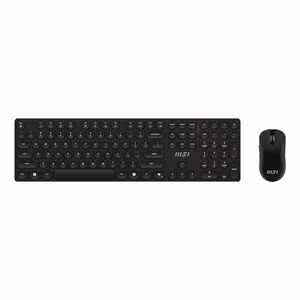 MSI FORGE K210 WIRELESS COMBO keyboard Mouse included Home/Office USB QWERTY US English Black
