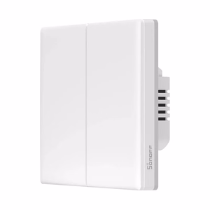 Viedais WiFi skārienjutīgais sienas slēdzis Sonoff TX T5 2C (2-kanālu)