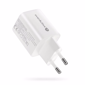 Lādētājs 1 x USB Quick Charge 4.0, 1 x USB-C 45W balts
