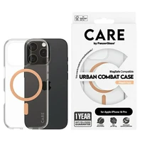 CARE by PanzerGlass Flagmanis viedtālruņa apvalks iPhone 16 Pro 6.3" persiku Magnētiskais 1374