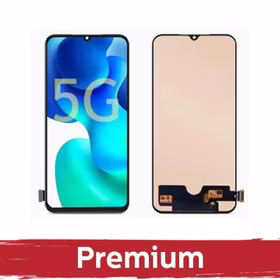 LCD Displejs Saderīgs ar Xiaomi Mi 10 Lite Melns OEM